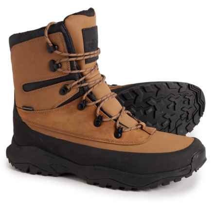 The North Face ThermoBall® Lifty II Pac Boots - Waterproof, Insulated, Leather (For Men) in Utility Brown/Tnf Black