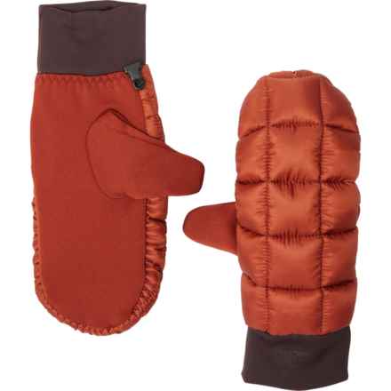 The North Face ThermoBall® Mittens - Insulated, Touchscreen Compatible (For Men) in Brandy Brown/Coal Brown