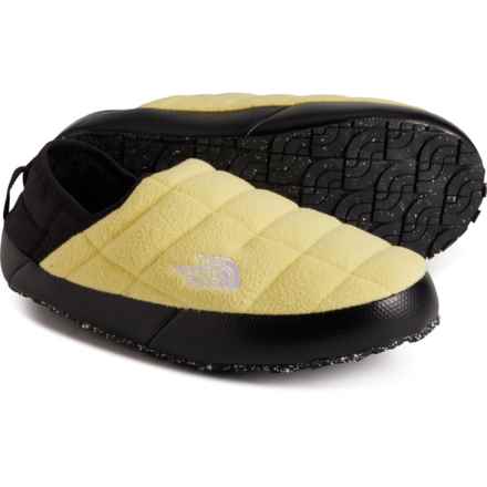 The North Face ThermoBall® Traction Mule V Denali Shoes - Insulated, Slip-Ons (For Men) in Yellowtail/Tnf Black