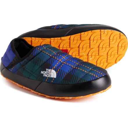 The North Face ThermoBall® Traction Mule V Shoes - Insulated, Slip-Ons (For Mens) in Ponderosa Plaid/Lapis Blue