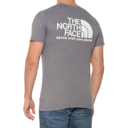 The North Face Throwback T-Shirt - Short Sleeve in Tnf Medium Grey Heather