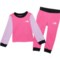 The North Face Toddler Boys and Girls Waffle-Knit Base Layer Set - Long Sleeve in Mr. Pink