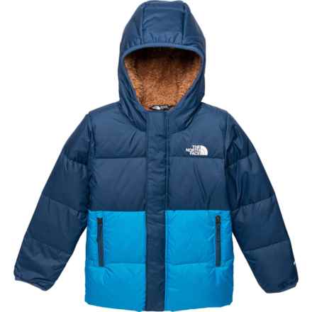 The North Face Toddler Boys Hooded Down Jacket - Insulated in Shady Blue