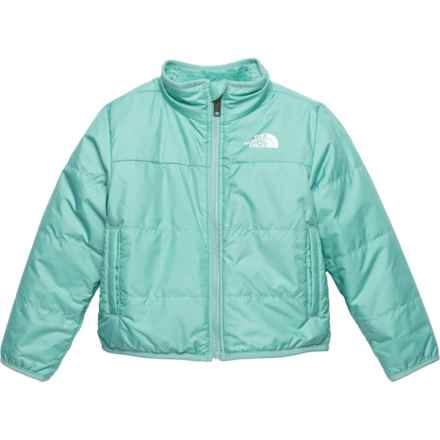 The North Face Toddler Girls Reversible Mossbud Jacket - Insulated in Wasabi