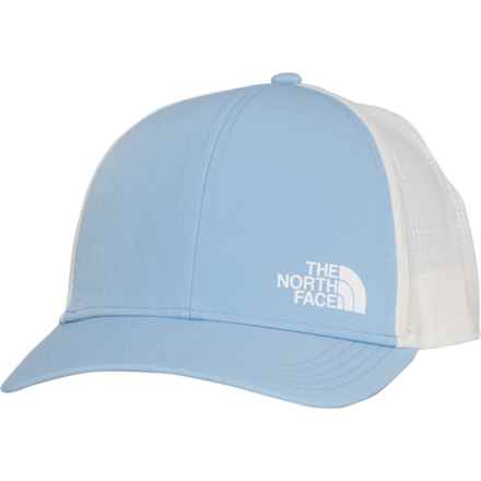 The North Face Trail 2.0 Trucker Hat in Steel Blue/White Dune