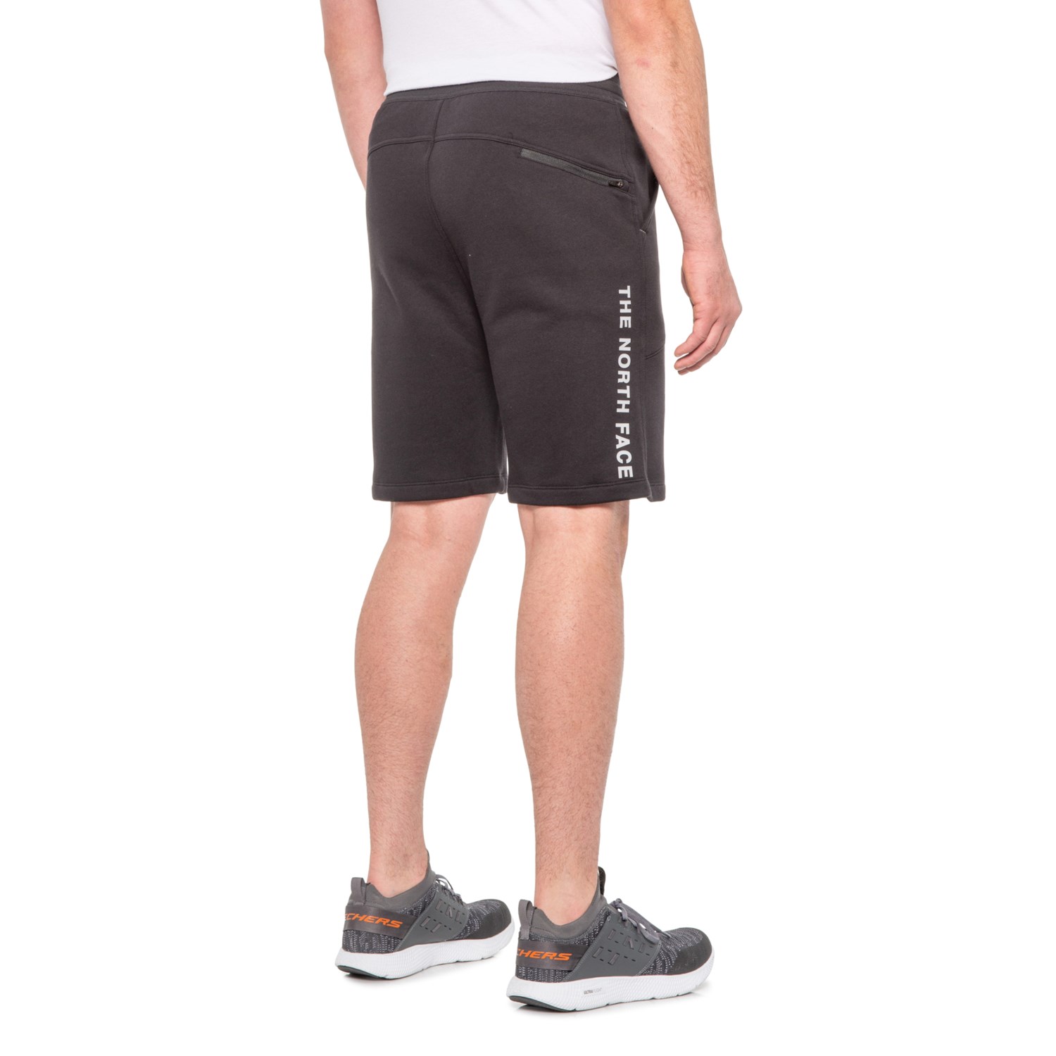 north face train n logo shorts