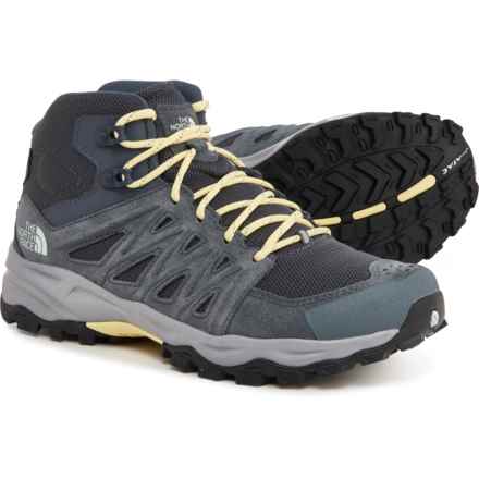 The North Face Truckee Mid Hiking Boots - Leather (For Women) in Vanadis Grey/Pale Banana