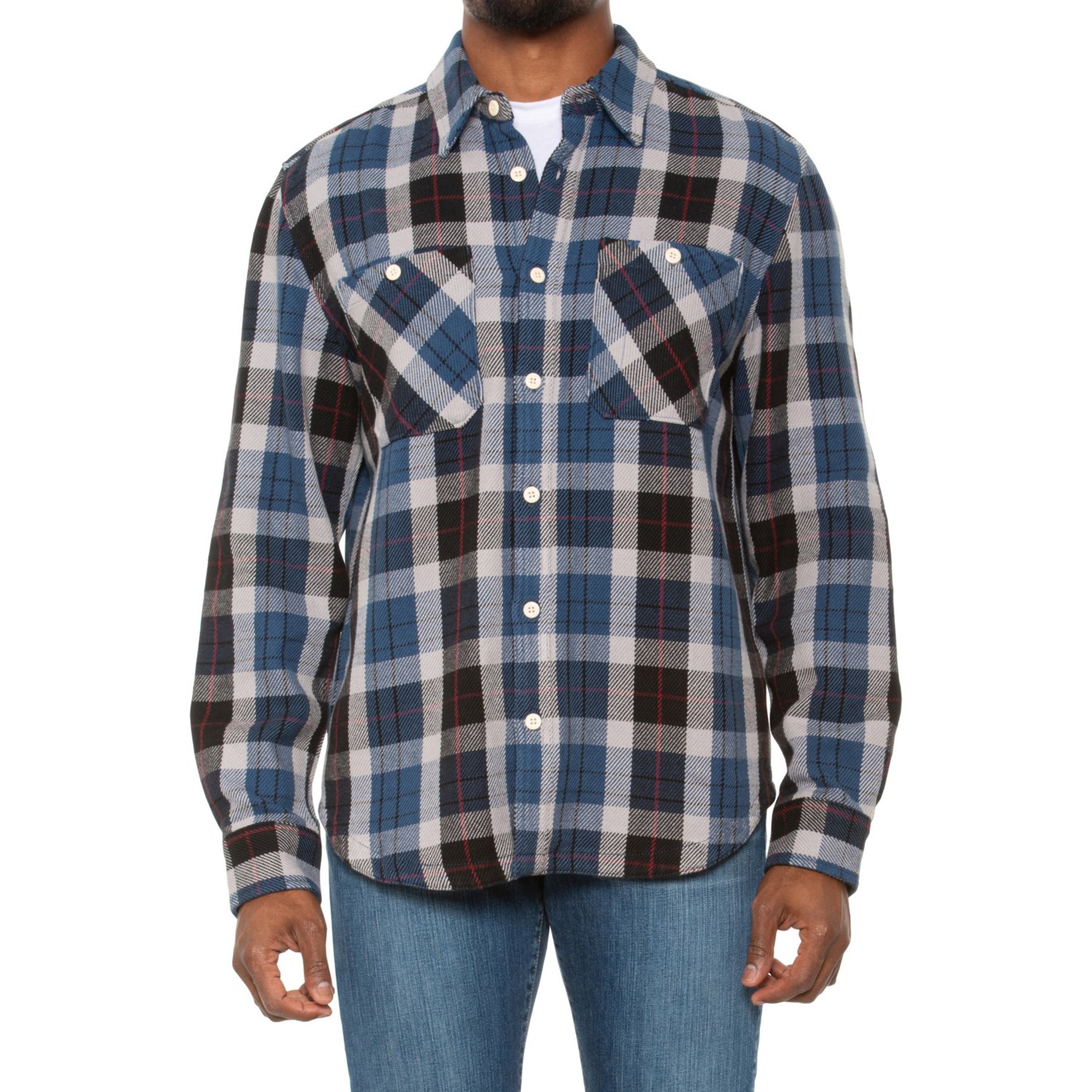 The North Face Valley Twill Flannel Shirt - Button Front, Long Sleeve
