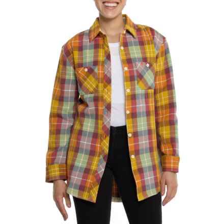 The North Face Valley Twill Flannel Shirt - Long Sleeve in Horizonredlargeiconplaid2