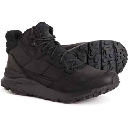 The North Face Vals II Mid Snow Boots - Waterproof, Leather (For Men) in Tnf Black/Tnf Black