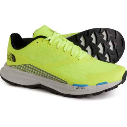 The North Face VECTIV® Levitum Trail Running Shoes (For Men) in Led Yellow/Tnf Black