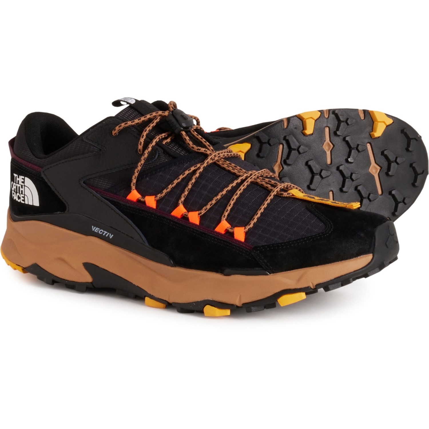 The North Face Vectiv Taraval Tech Trail Running Shoes for Men Black Boysenberry Size 14 Medium