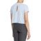 4HDGY_2 The North Face Wander Crossback Keyhole Crop Top - Short Sleeve