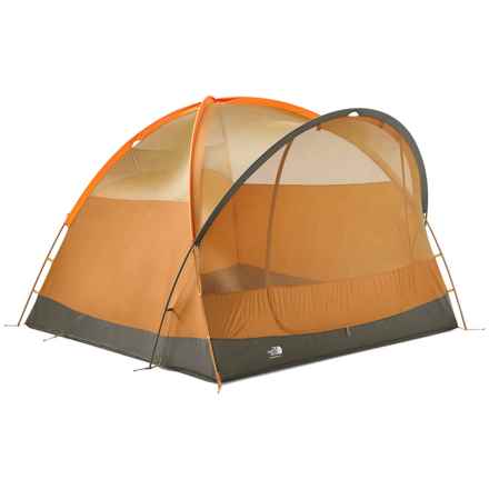 The North Face Wawona 6 Tent - 6-Person, 3-Season in Light Exuberance Orange/Timber Tan/New Taupe Green