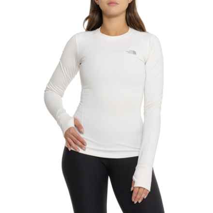 The North Face Winter Warm Essential Base Layer Top - Long Sleeve in Gardenia White