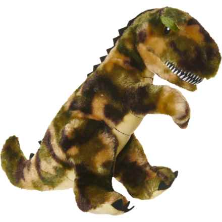 The Petting Zoo Camo T-Rex Dinosaur Stuffed Animal - 11” in Multi