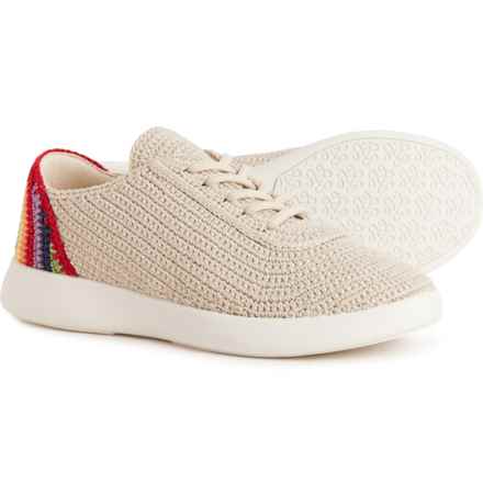 The Sak Asha Crochet Sneakers (For Women) in Rainbow Ecru