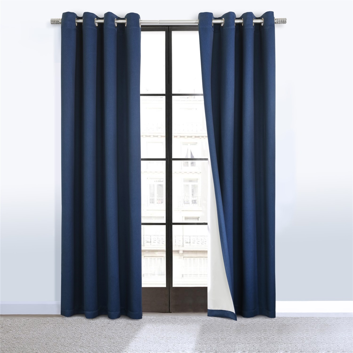 Thermalogic Celeste Insulated Room Darkening Curtains 104x84 Insulated Room Darkening Curtains