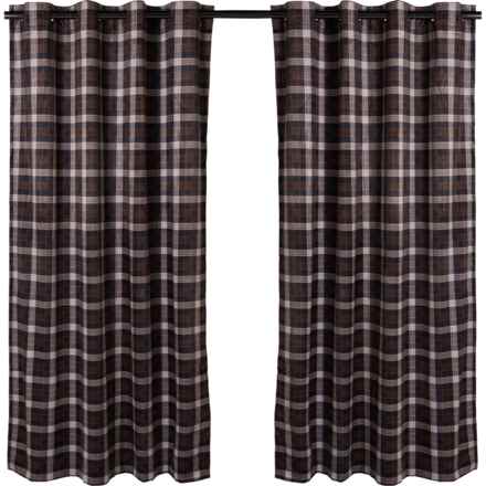 Thermalogic MacDonald Room Darkening Insulated Curtain Panel - 52x84”, Grommet Top,Red Plaid in Red Plaid