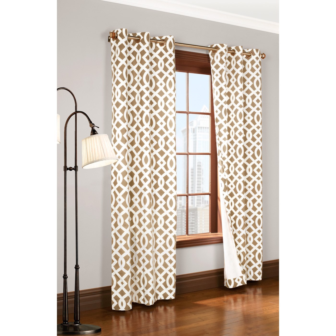 Thermalogic Weathermate Trellis Curtains   80x84", Grommet Top, Insulated 6102H 49