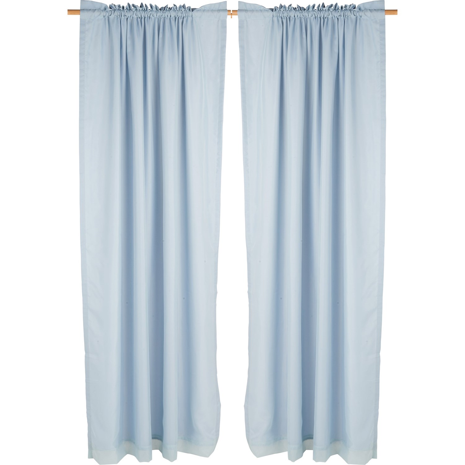 Thermavoile Rhapsody Insulated Lined Sheer Curtains 108x84", Rod Pocket, 2 Panels, Aqua Save 66