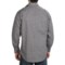 105WH_2 Thomas Dean Denim Print Button Down Sport Shirt - Long Sleeve (For Men)