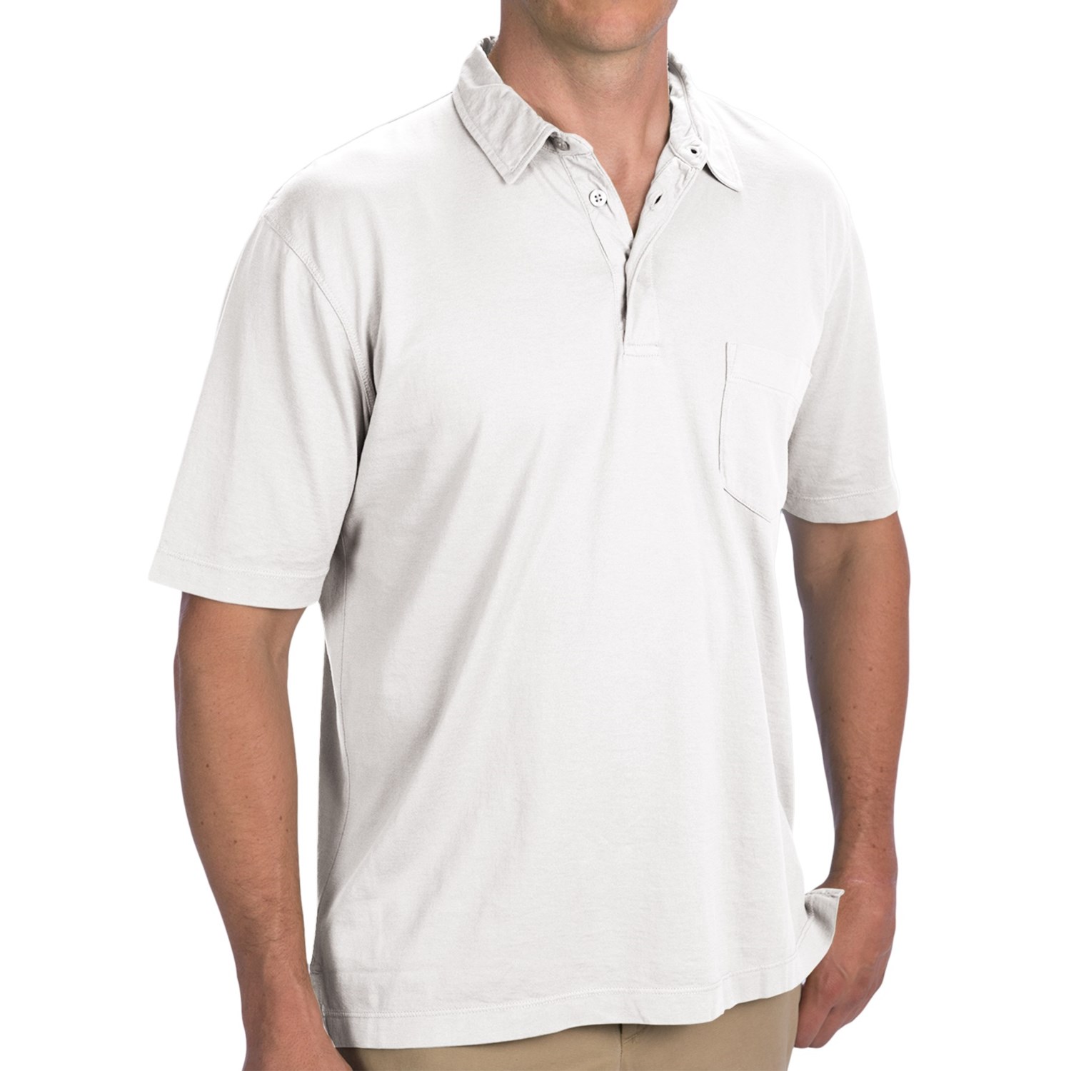 Thomas Dean Pima Cotton Polo Shirt - Short Sleeve (For Men) - Save 75%