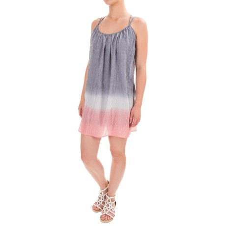 Threads 4 Thought Esme Crisscross Spaghetti-Strap Dress - Sleeveless (For Women) in Indigo Grey
