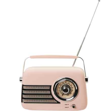 THROWBACK Retro Wireless Speaker in Blush