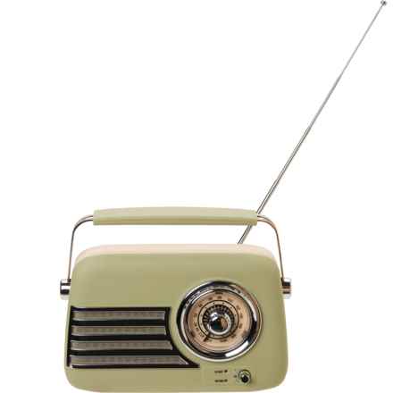 THROWBACK Retro Wireless Speaker in Sage