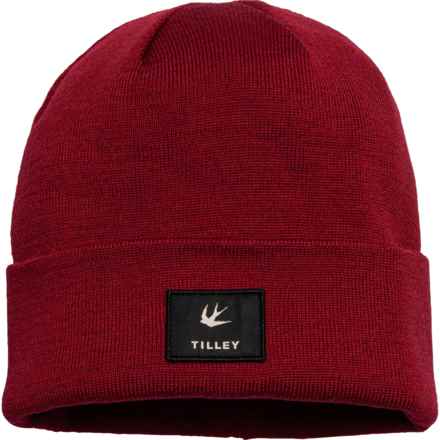 Tilley Boreal Beanie - Merino Wool (For Men) in Red