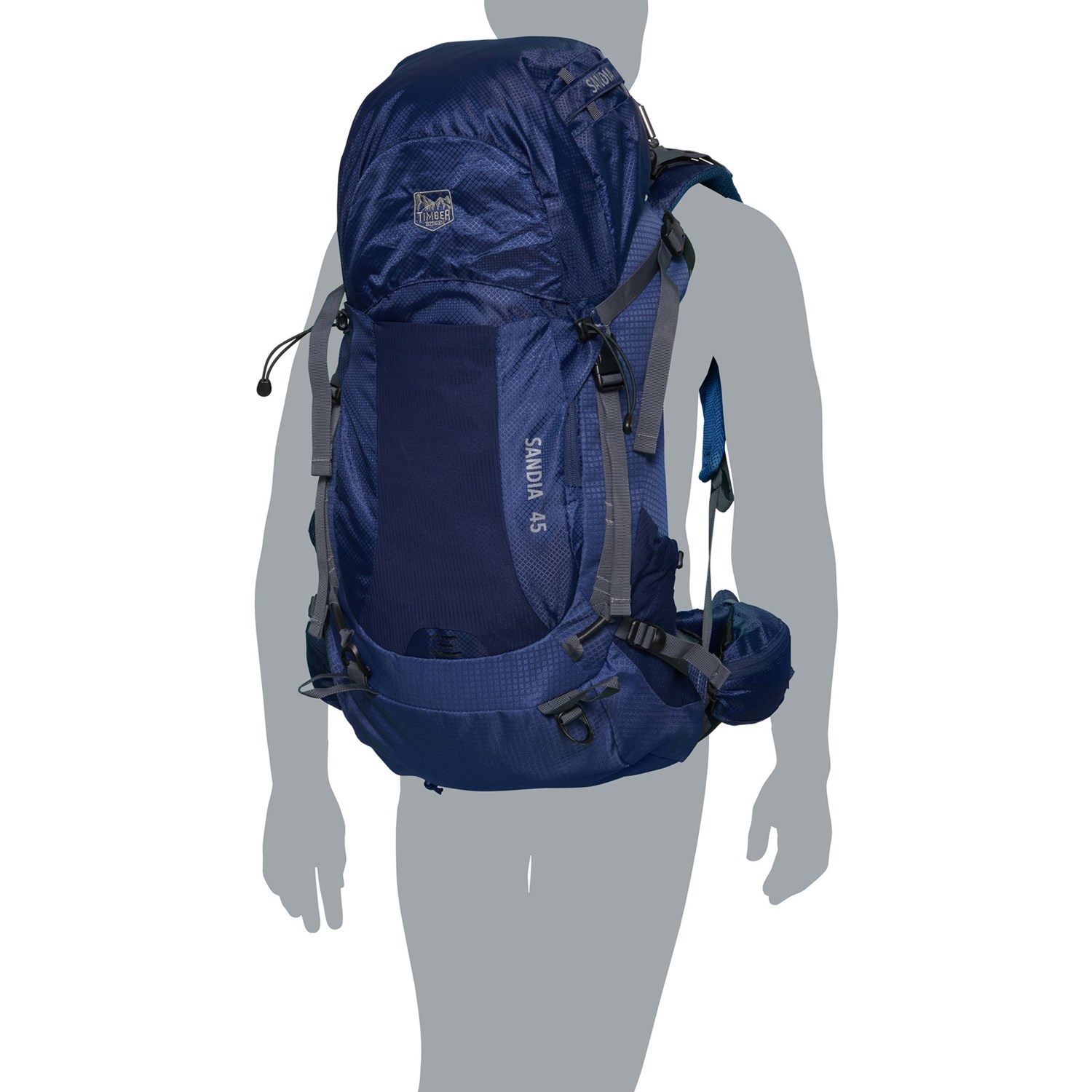 Timber Ridge Sandia 45 L Backpack Internal Frame, Blue Save 28