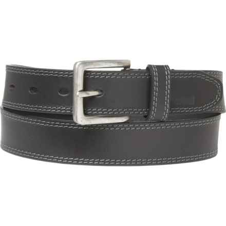 Timberland 35 mm Boot Leather Belt (For Men) in Black