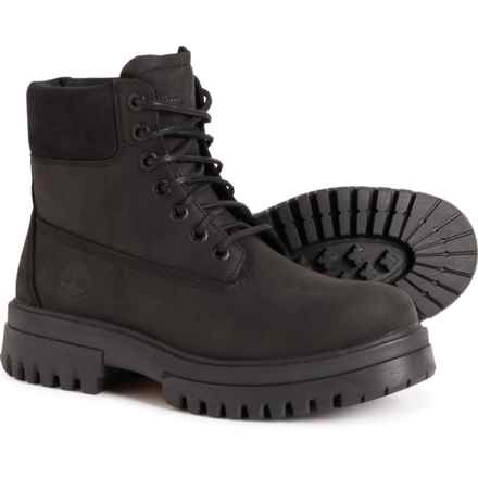 Timberland 6” Arbor Road Mid Lace-Up Boots - Waterproof, Leather (For Men) in Black