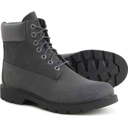 Timberland 6” Classic PrimaLoft® Lace-Up Boots - Waterproof, Nubuck, Insulated (For Men) in Dark Grey Nubuck