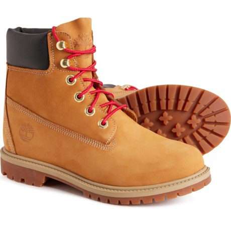 Timberland 6” Heritage Work Boots - Waterproof, Insulated, Leather (For Women) in Wheat