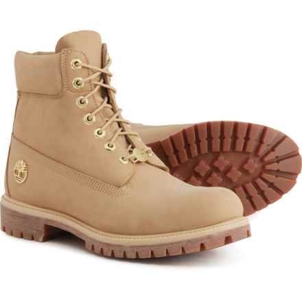 Timberland 6” Premium PrimaLoft® Boots - Waterproof, Insulated, Nubuck (For Men) in Light Beige
