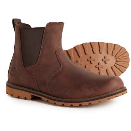 Timberland Attleboro Mid Chelsea Boots - Leather (For Men) in Brunette
