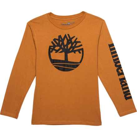Timberland Big Boys Epsom T-Shirt - Long Sleeve in Wheat