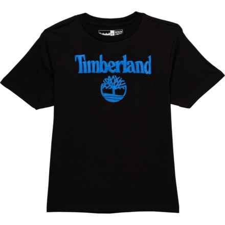 Timberland Big Boys Iconic T-Shirt - Short Sleeve in Black