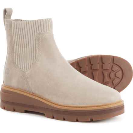 Timberland Cervinia Valley Chelsea Booties - Leather (For Women) in Pure Cashmere