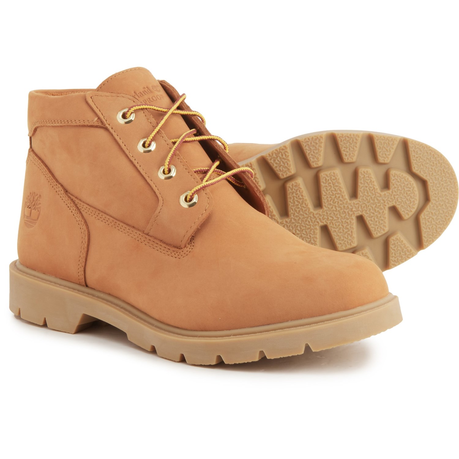 timberland classic waterproof chukka wheat nubuck