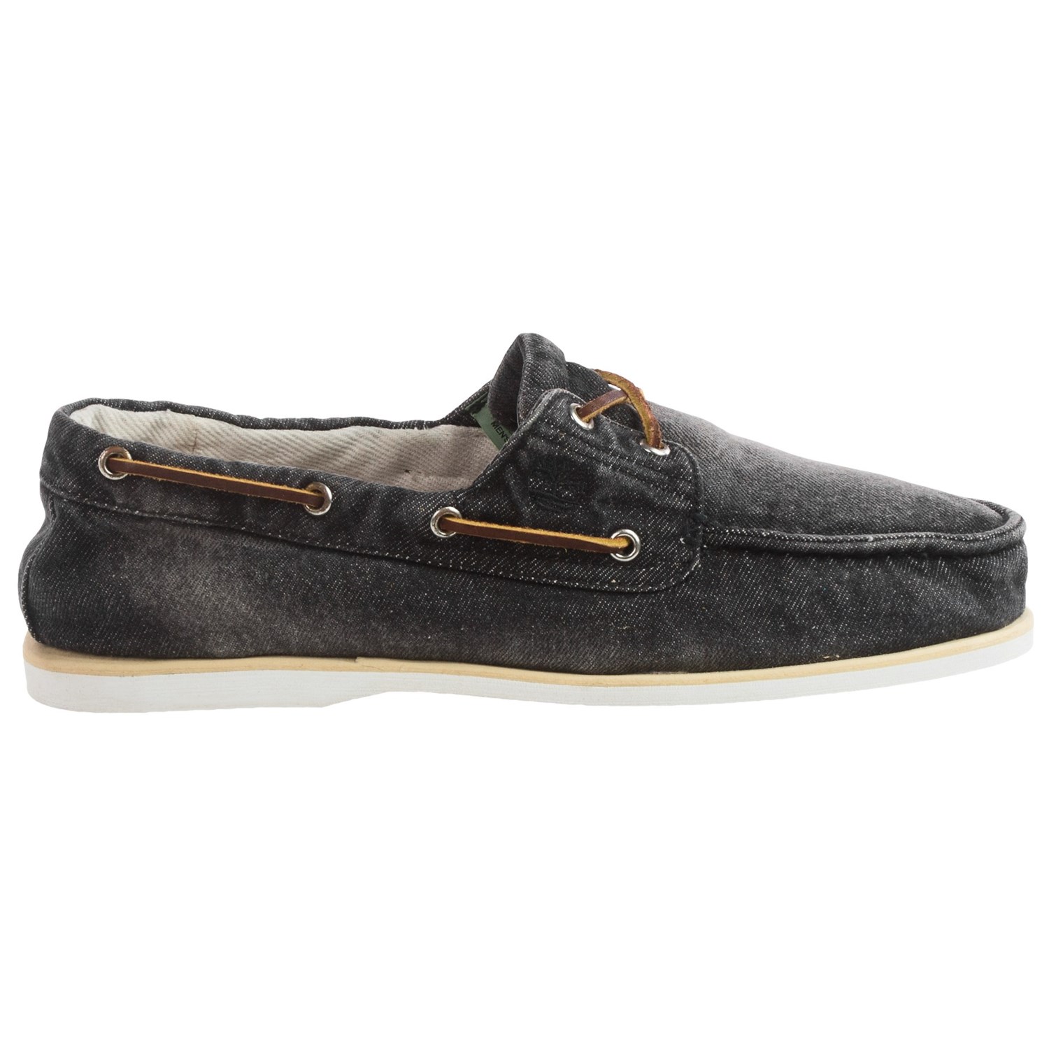 Timberland Classic Denim Boat Shoes (For Men) - Save 74%