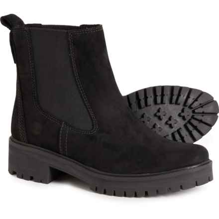 Timberland Courmayeur Valley Chelsea Boots - Suede (For Women) in Jet Black