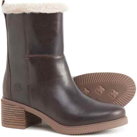 Timberland Dalston Vibe Warm-Lined Chelsea Boots - Leather (For Women) in Chestnut