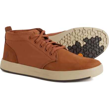 Timberland Davis Square Mid Lace-Up Sneakers - Nubuck (For Men) in Rust