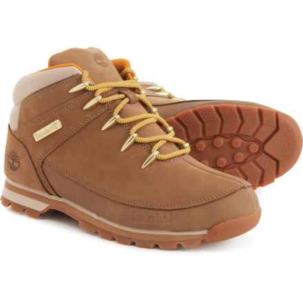Timberland Euro Sprint Mid Hiking Boots - Nubuck (For Men) in Medium Brown Nubuck