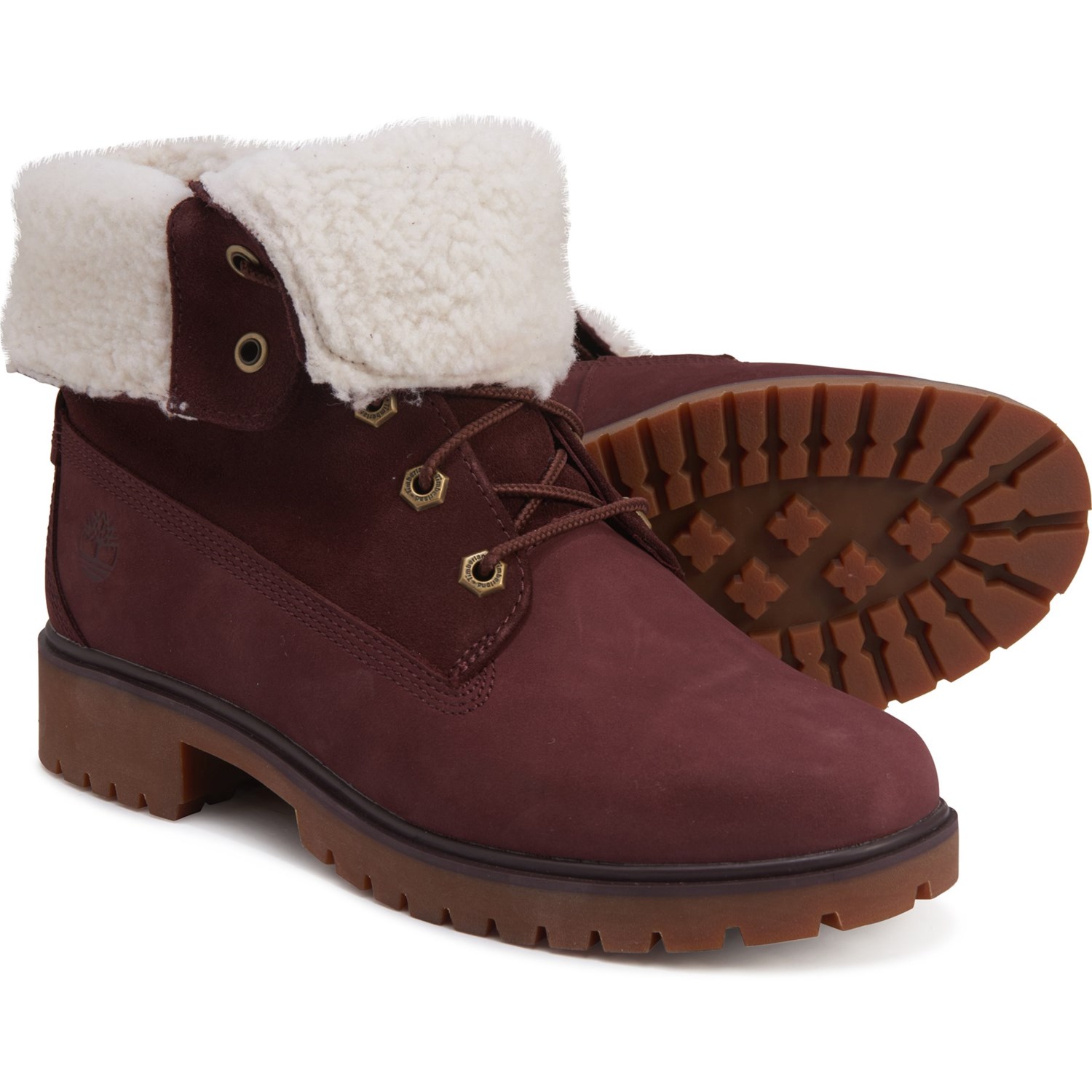 burgundy nubuck timberlands womens