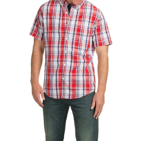 Timberland Large Check Shirt – Short Sleeve (For Men)