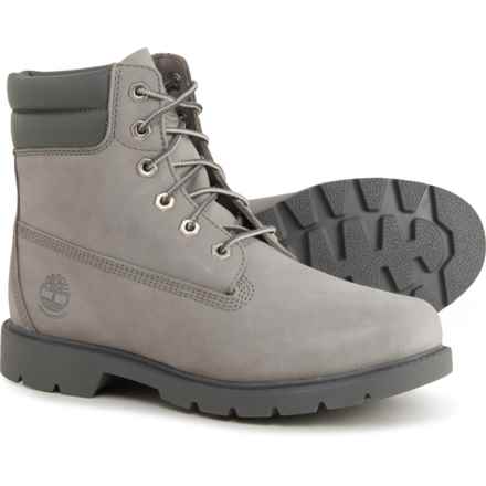Timberland Linden Woods 6” Lace-Up Boots - Waterproof, Insulated (For Women) in Steeple Grey